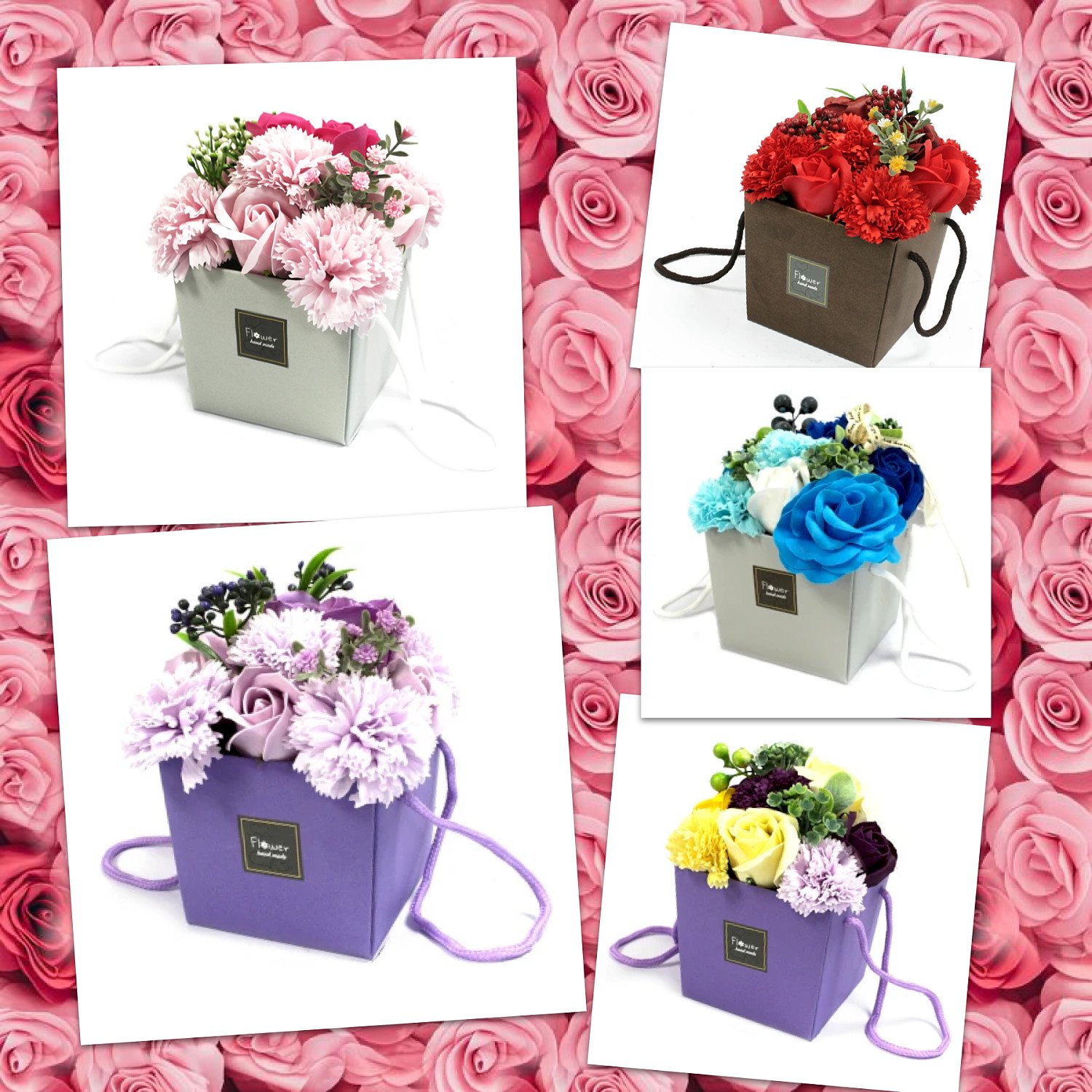 Soap Flower Bouquet
