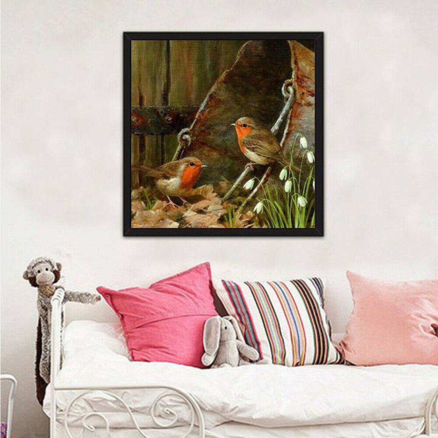 Robins DIY 5D Diamond Painting Drill Art Home Decor Embroidery Kits Crafts