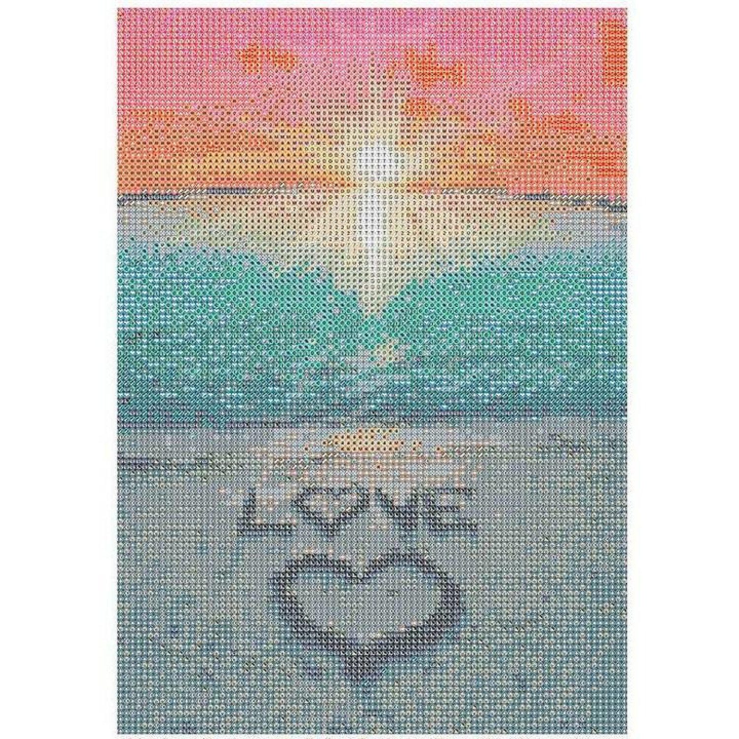 Sunset DIY 5D Diamond Painting Embroidery Cross-Stitching Art