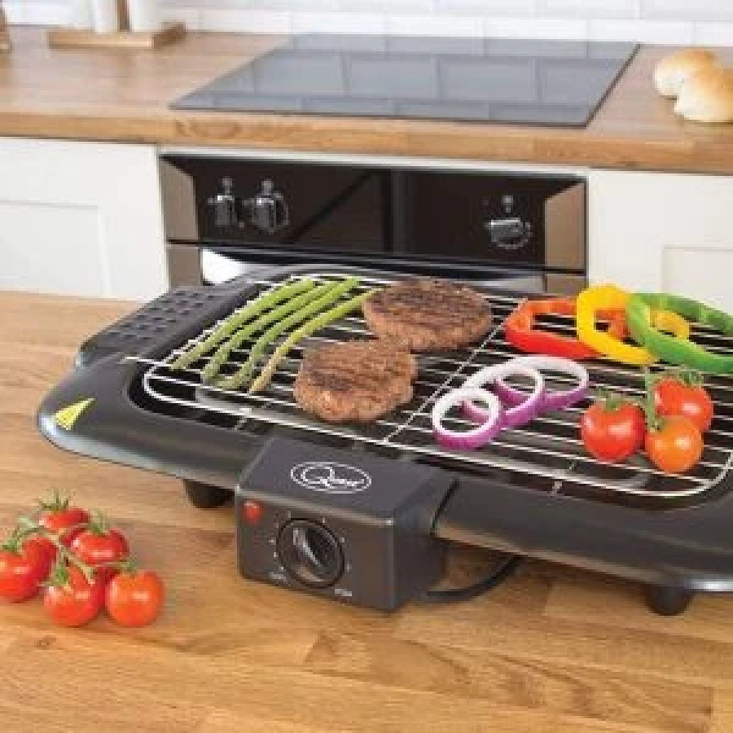 Quest Electric Portable Indoor BBQ Grill Tabletop Minimal Smoke 2000W Free Postage