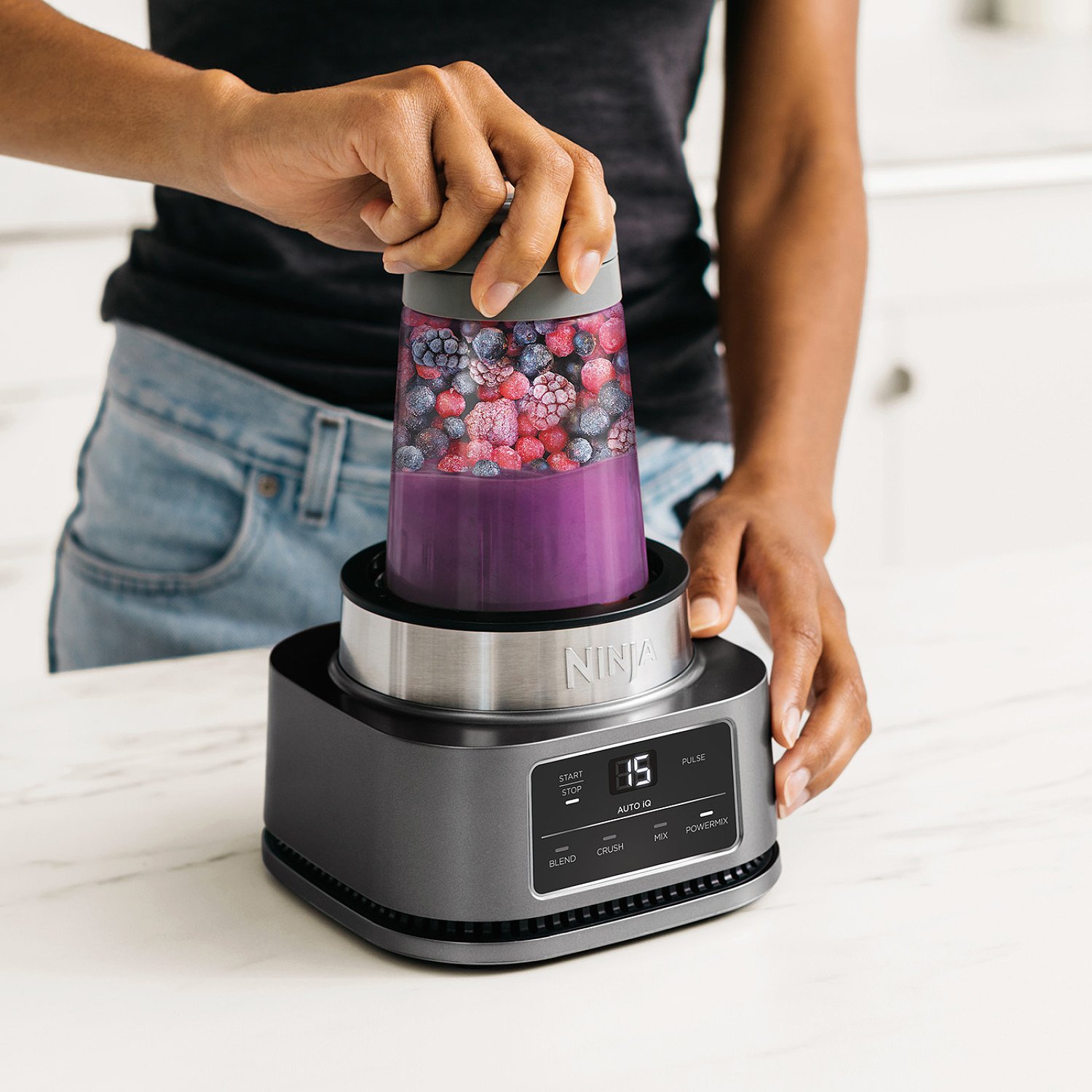 SAVE - Ninja Foodi Power Nutri Blender 2-in-1 with Smart Torque & Auto-iQ
