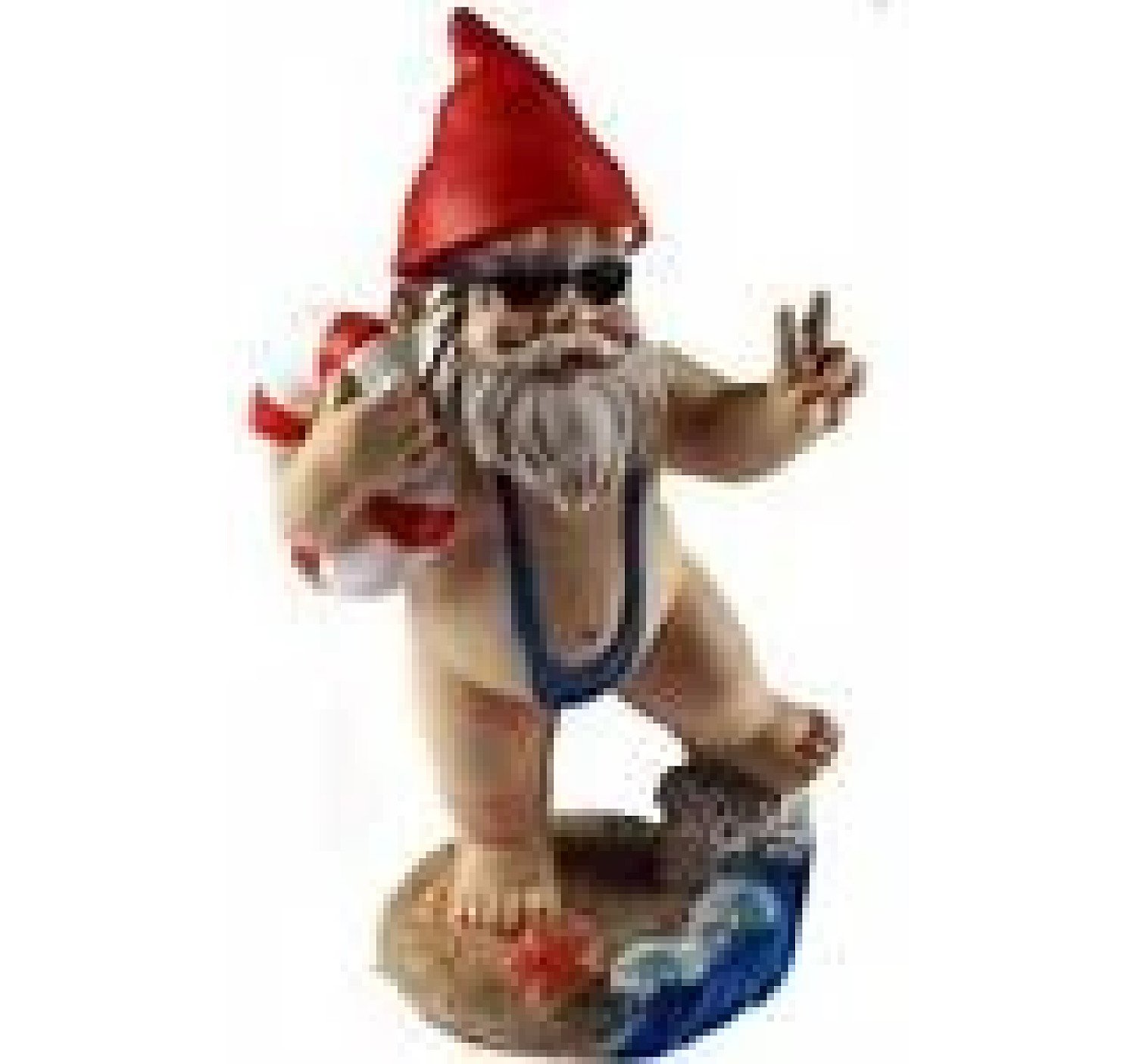 15cm Funny Gnome Garden Ornament - Mankini / Life Ring Design Free Postage