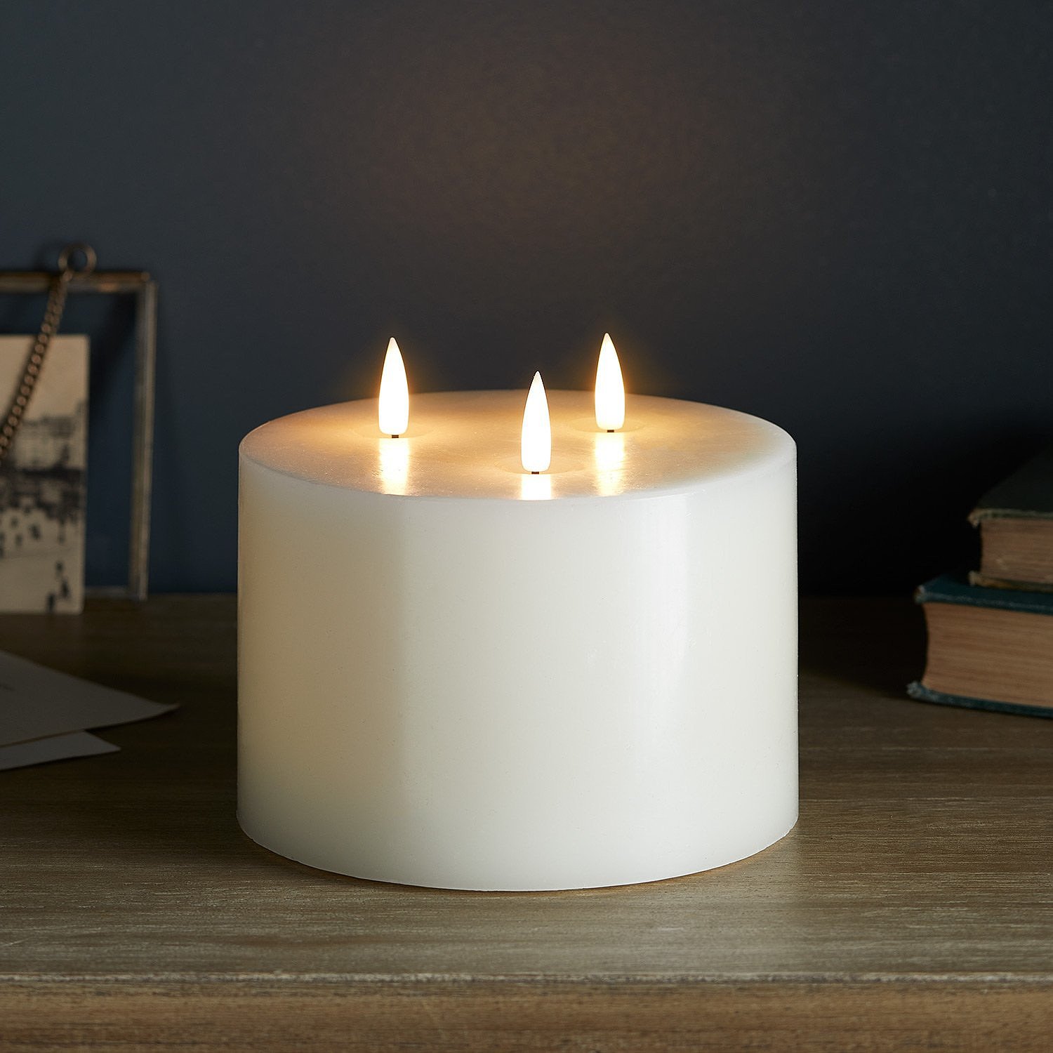 TruGlow Range - TruGlow® Ivory LED 3 Wick Candle: £29.99!