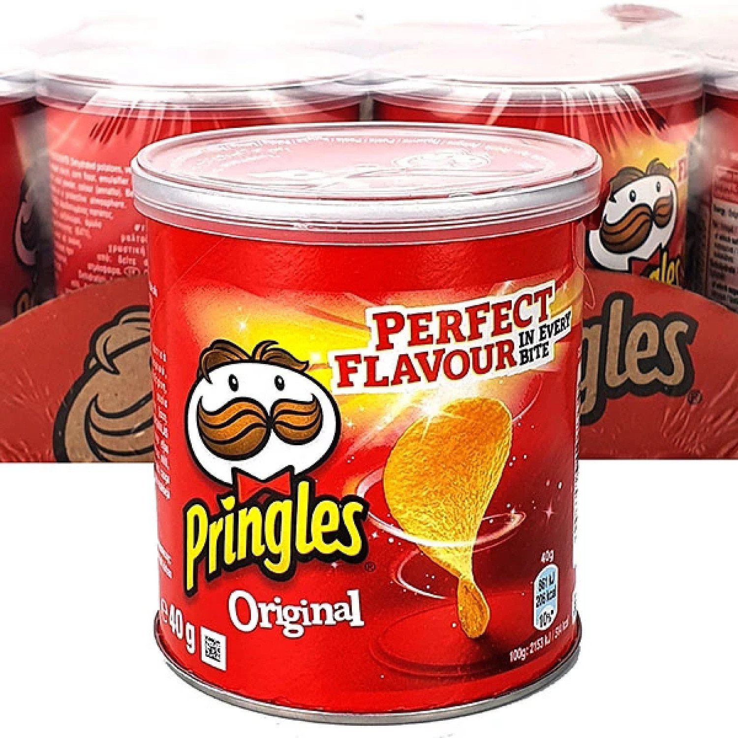 24 X PRINGLES ORIGINAL FLAVOUR 40G TUBS Free Postage