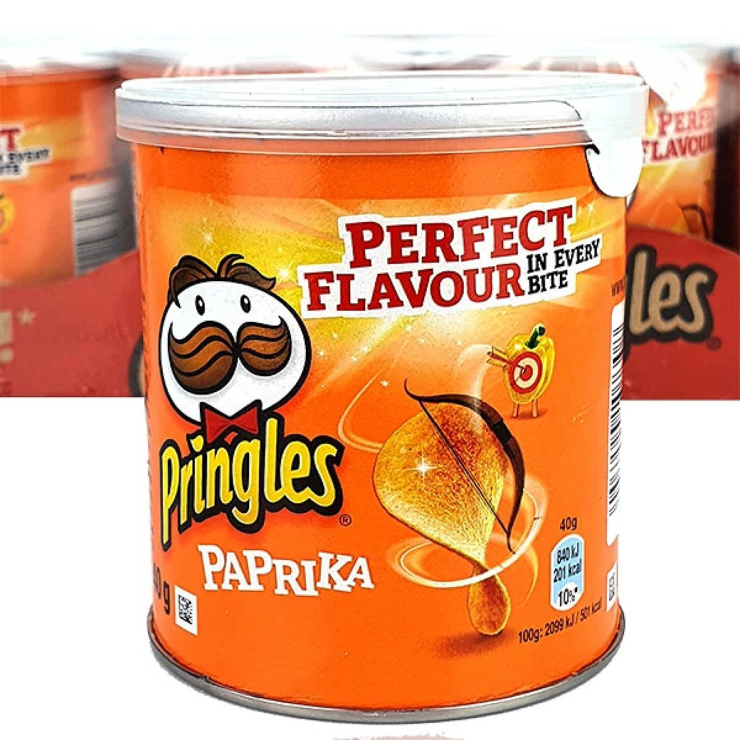 24 X PRINGLES PAPRIKA FLAVOUR 40G TUBS Free Postage