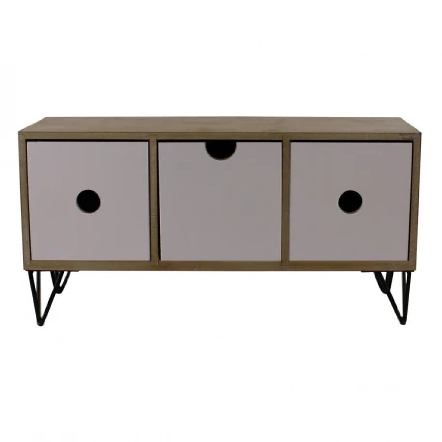 3 Drawer Trinket Unit with Wire Legs, Horizontal Style Free Postage