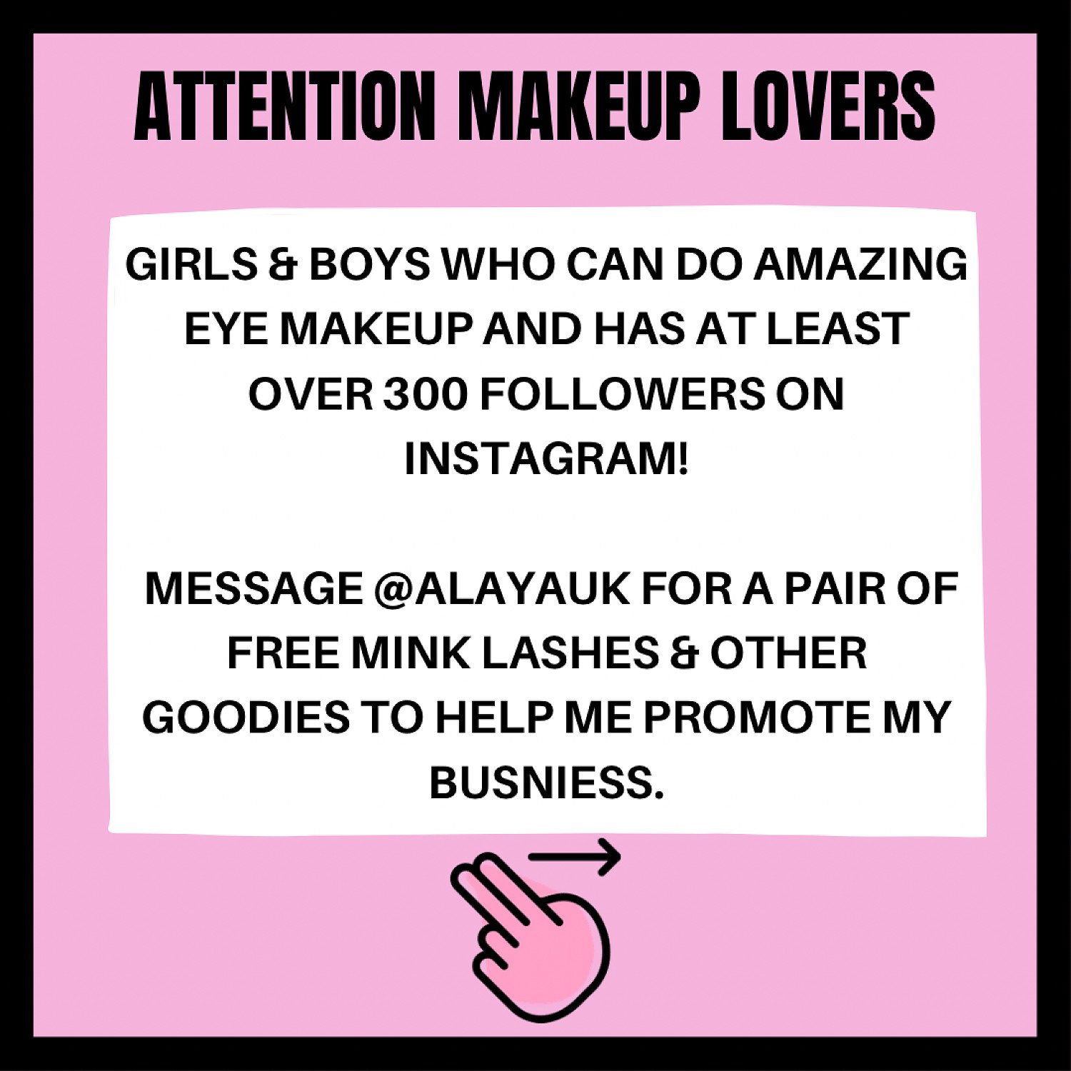 FREE PAIR OF MINK LASHES