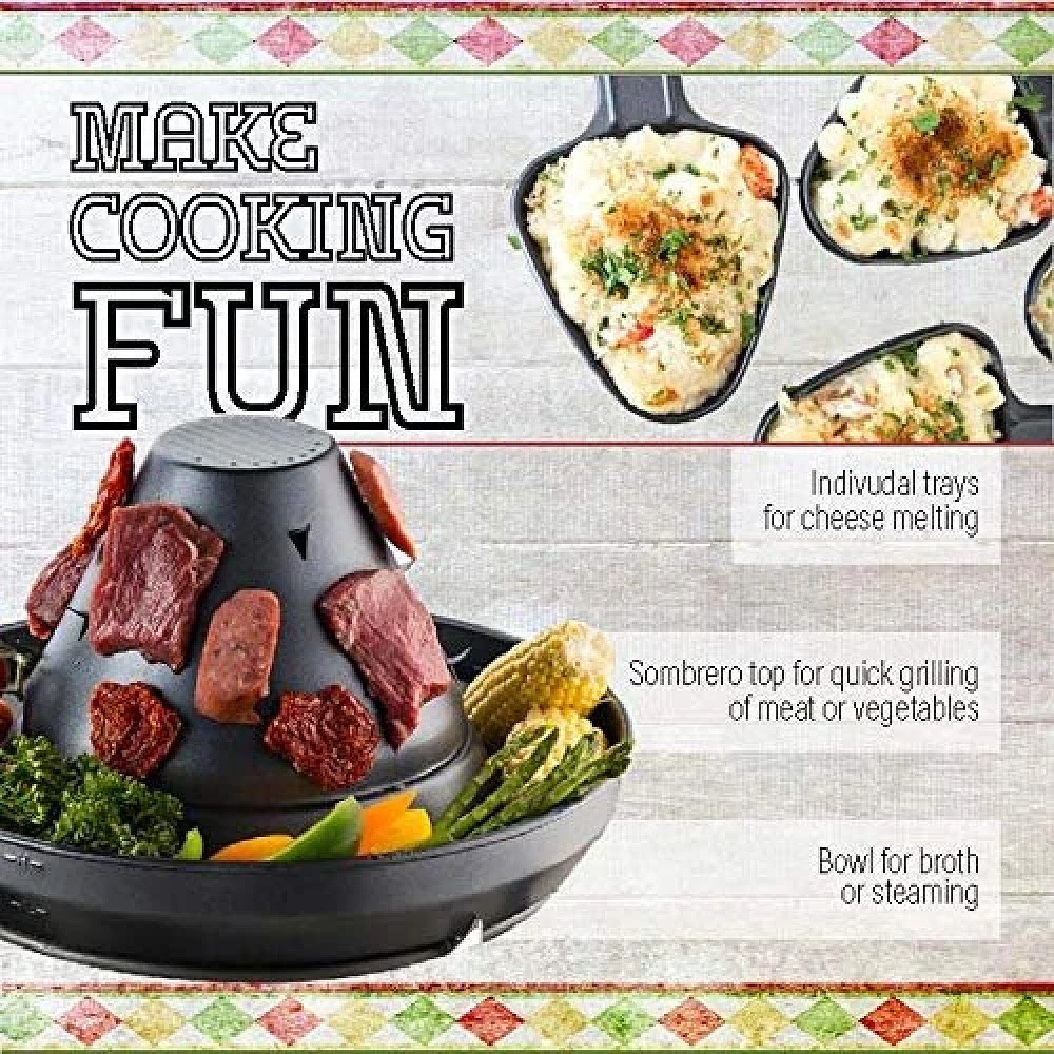 Gourmia GEG1400UK Electric Raclette - Table-Top Party Grill Free Postage