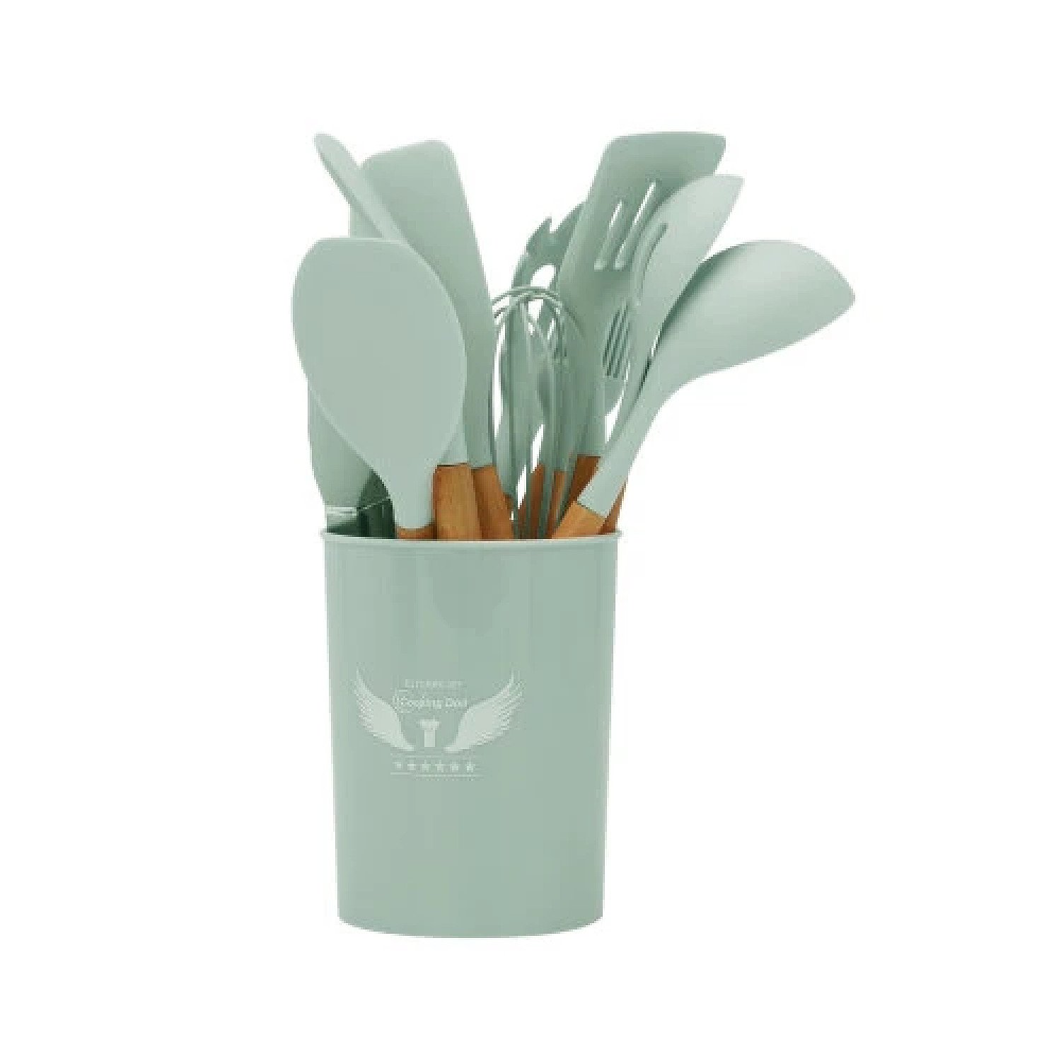 Silicone Kitchen Cooking Utensils Baking Tool - Green Free Postage