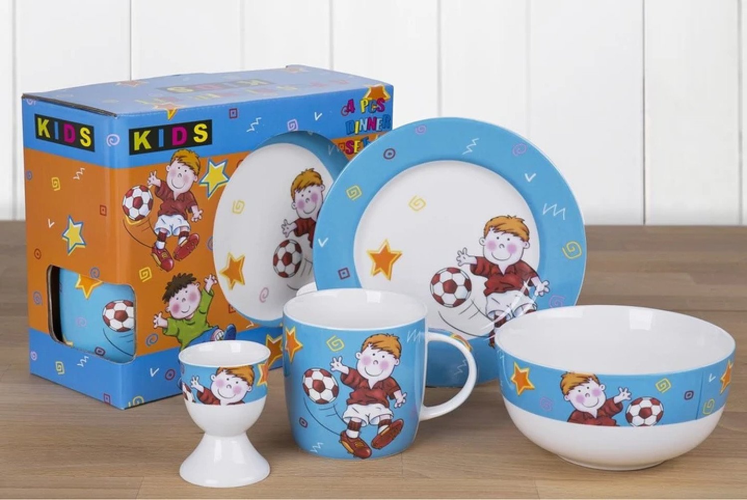 4 PIECE FOOTBALLER DINING SET ⚽️ Free Postage