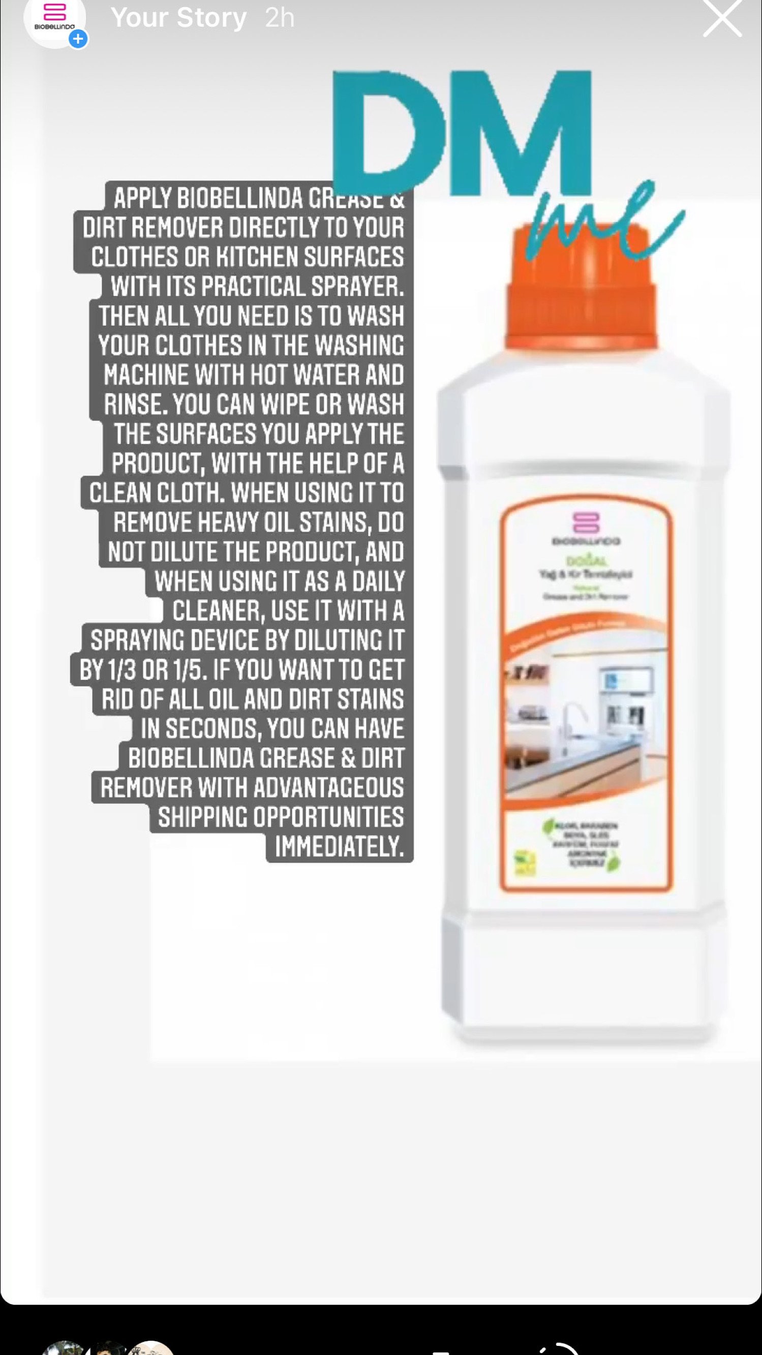 Grease and dirt remover