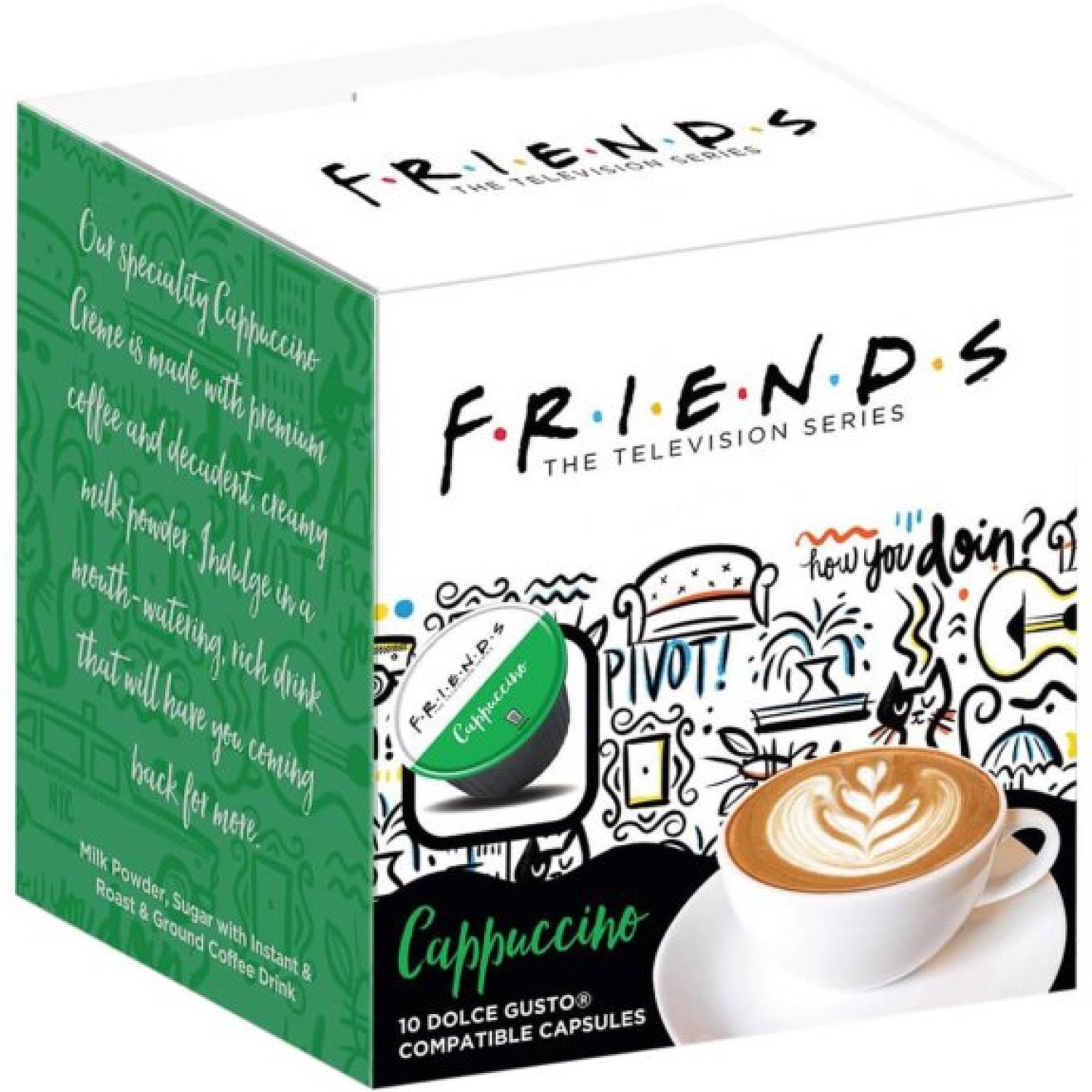 COME IN, WE'RE OPEN - Friends Dolce Gusto Cappuccino Capsules 10pk!