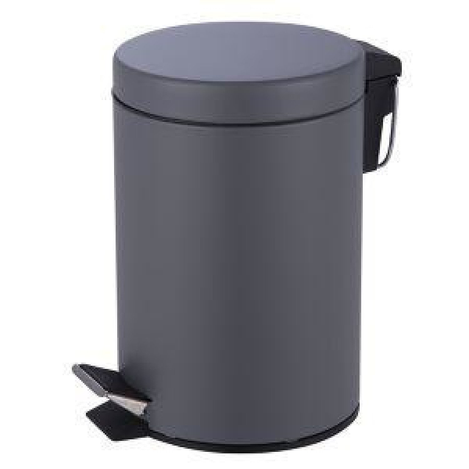 3L Pedal Bin stainless Steel Matt Finish - Grey Free Postage