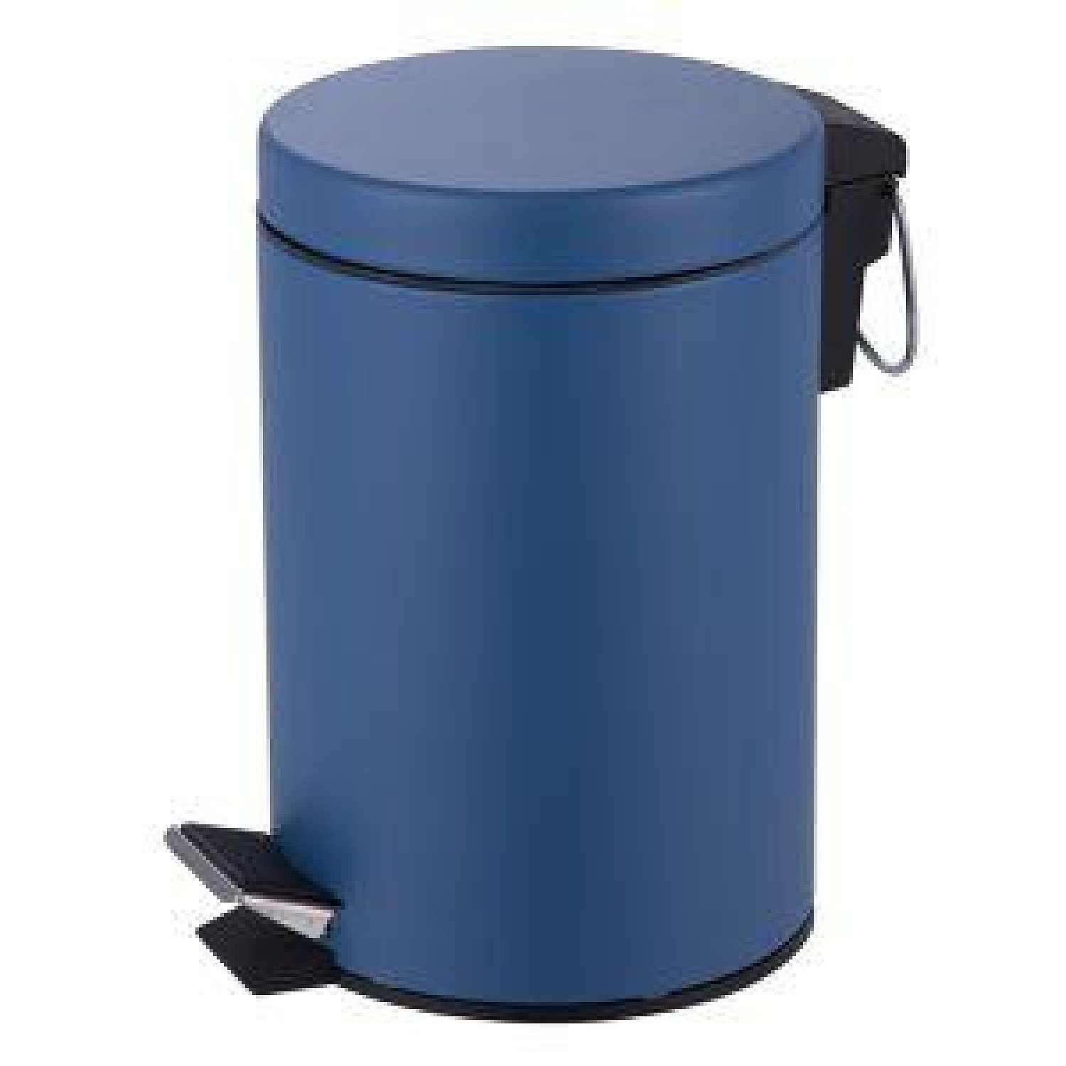 3L Pedal Bin stainless Steel Matt Finish - Blue Free Postage