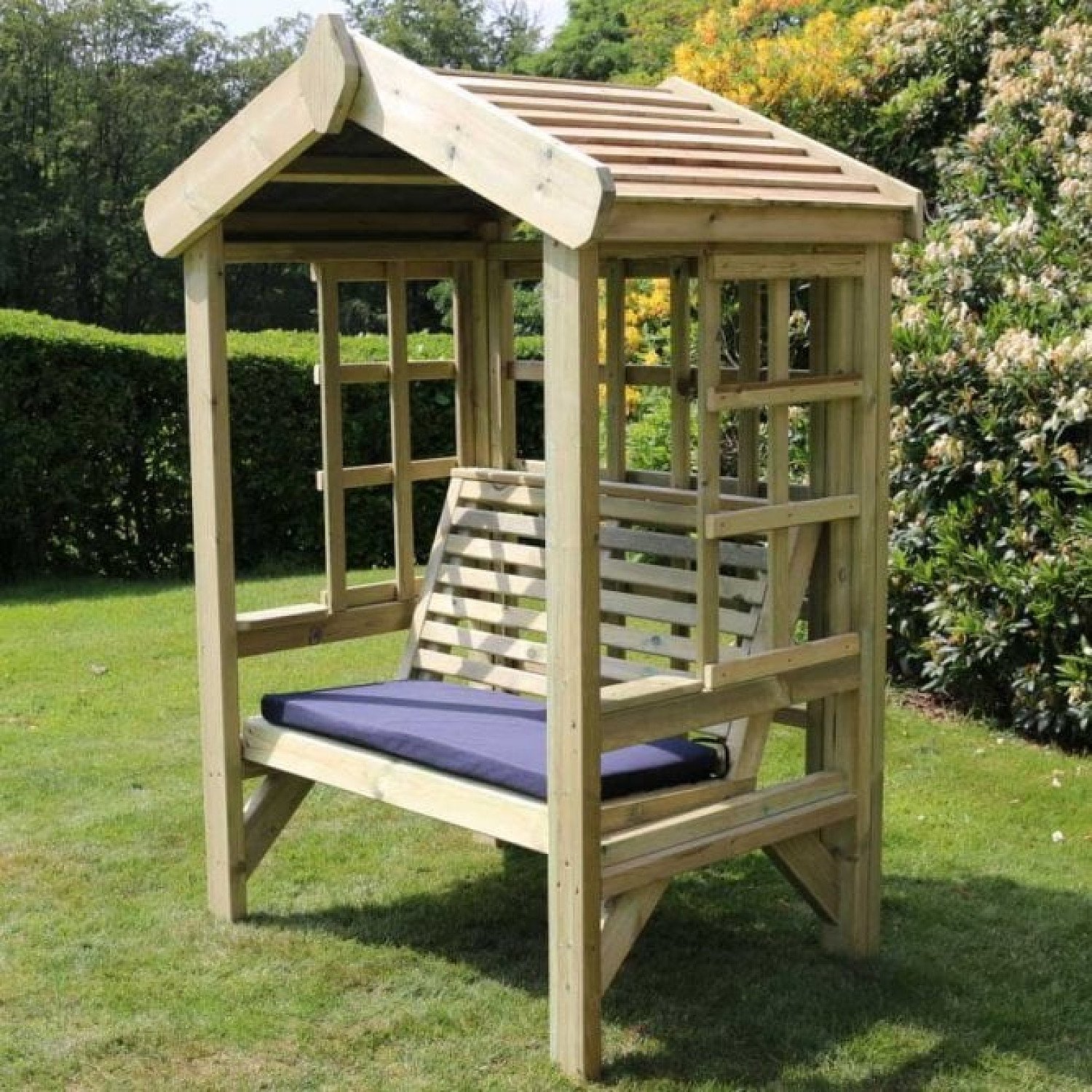 Cottage Arbour – Trellis Back And Sides – 2 Seats (CA103)