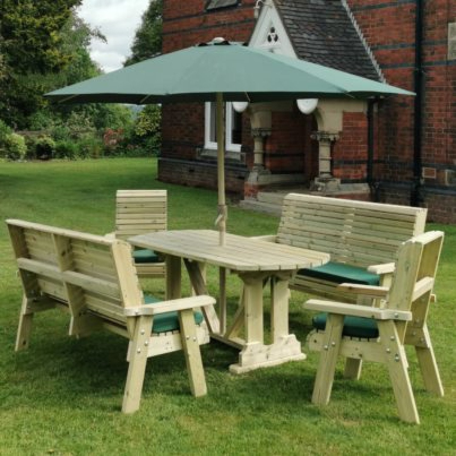 Ergonomical Table With 6 Seats Patio Set – ET102