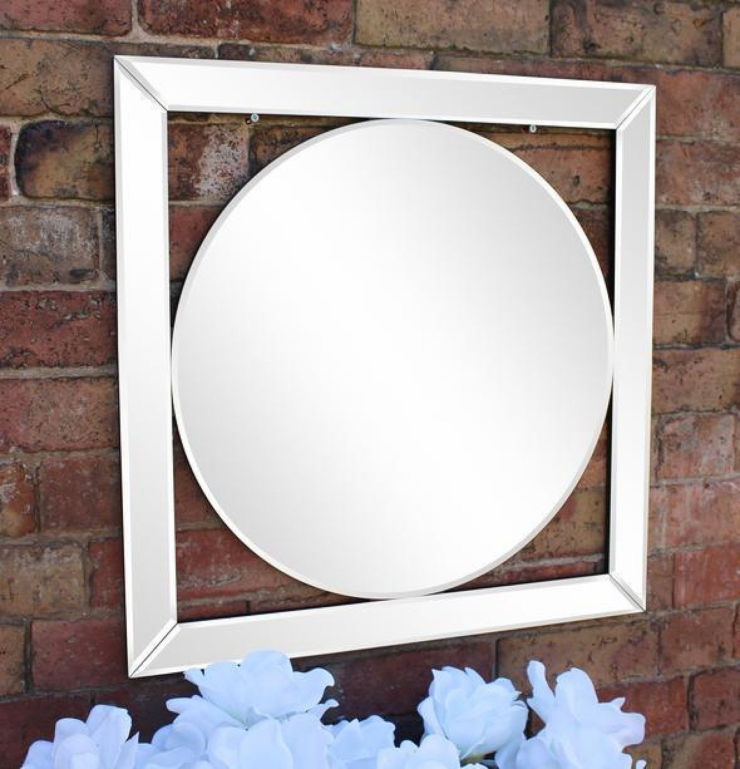 Bevelled Edge Deco Style Mirror 60cm Free Postage