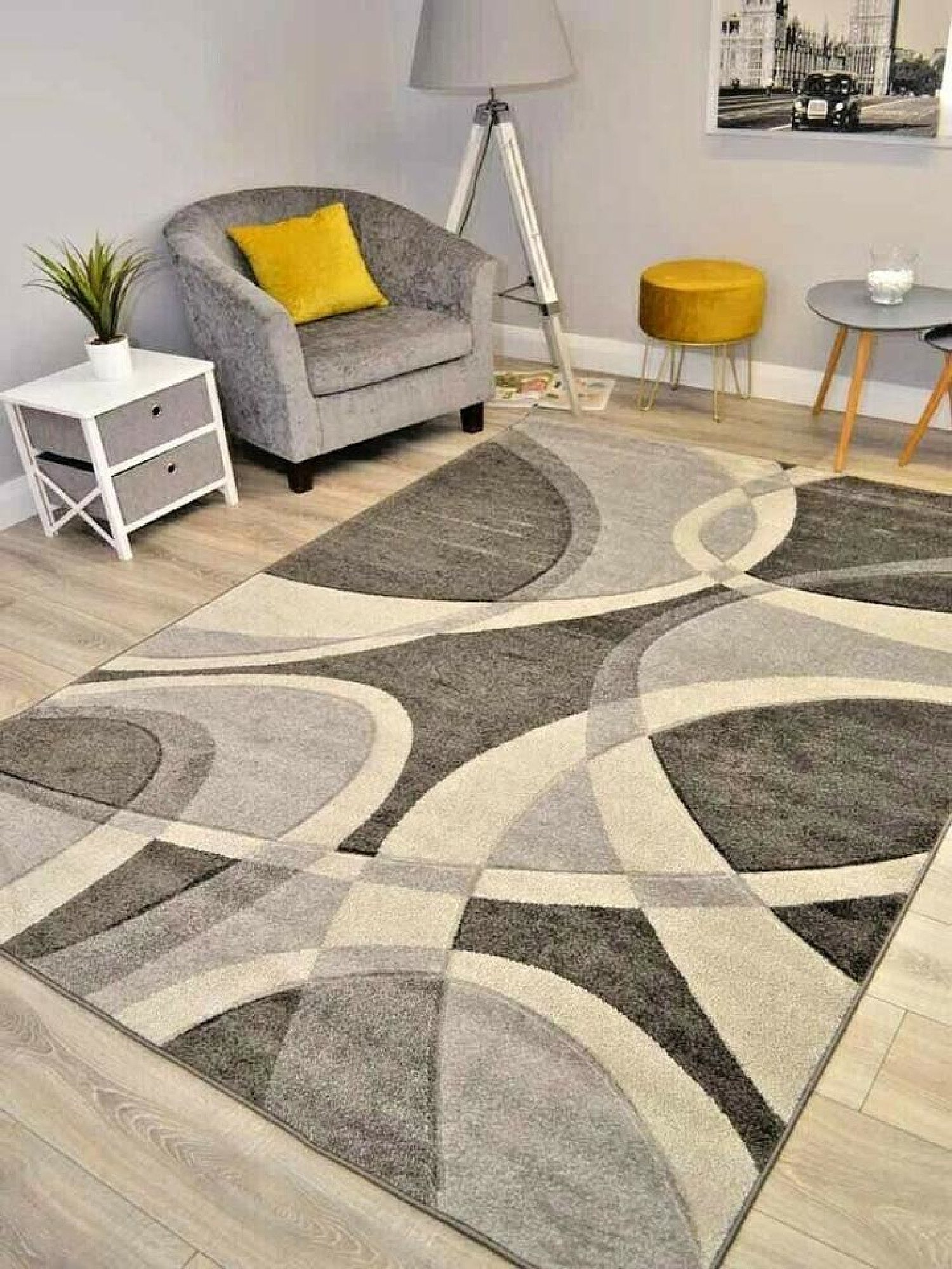 Hudson Grey Hawaii Rug - different sizes and prices in description - Free Postage