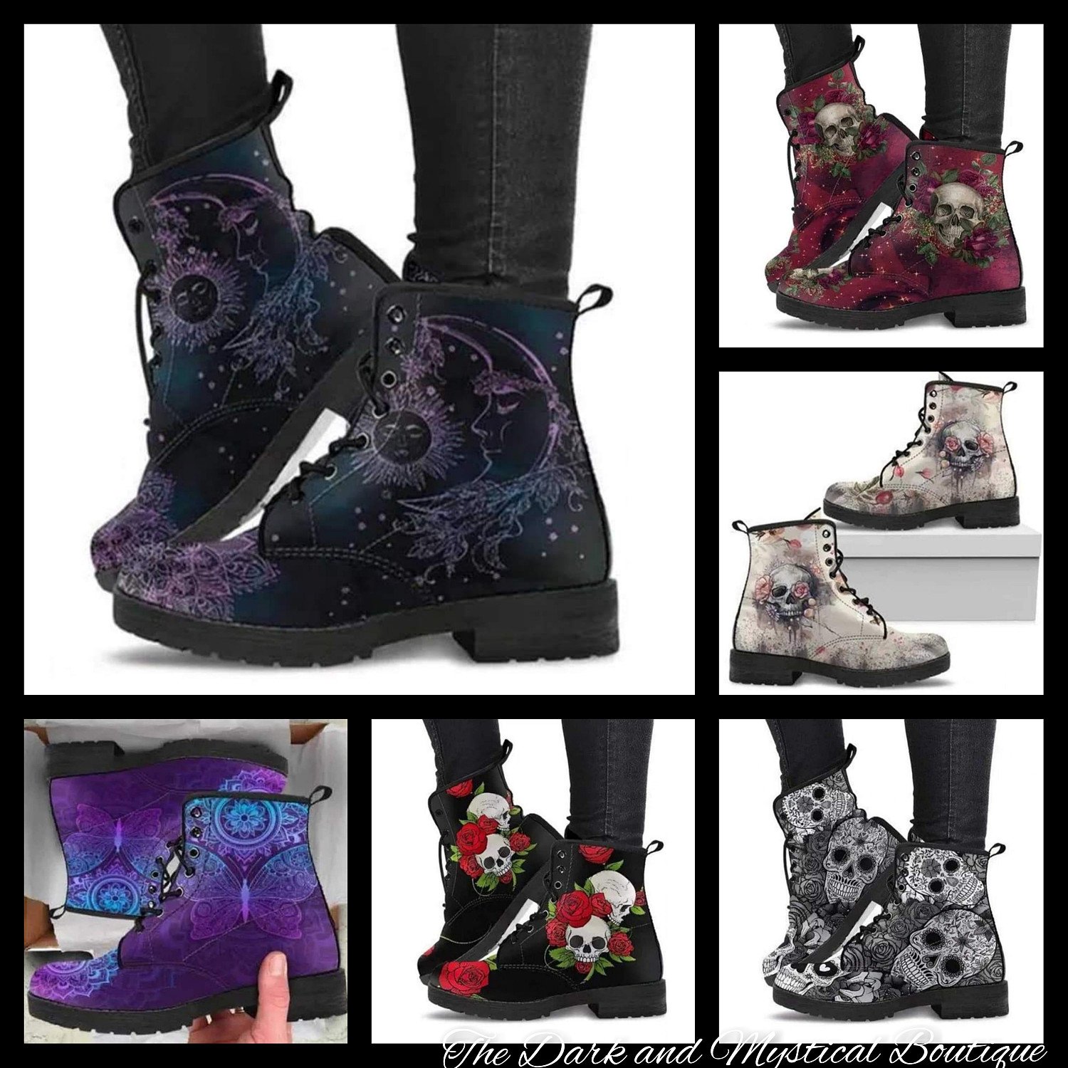 Unique Ladies Lace Up Ankle Boots