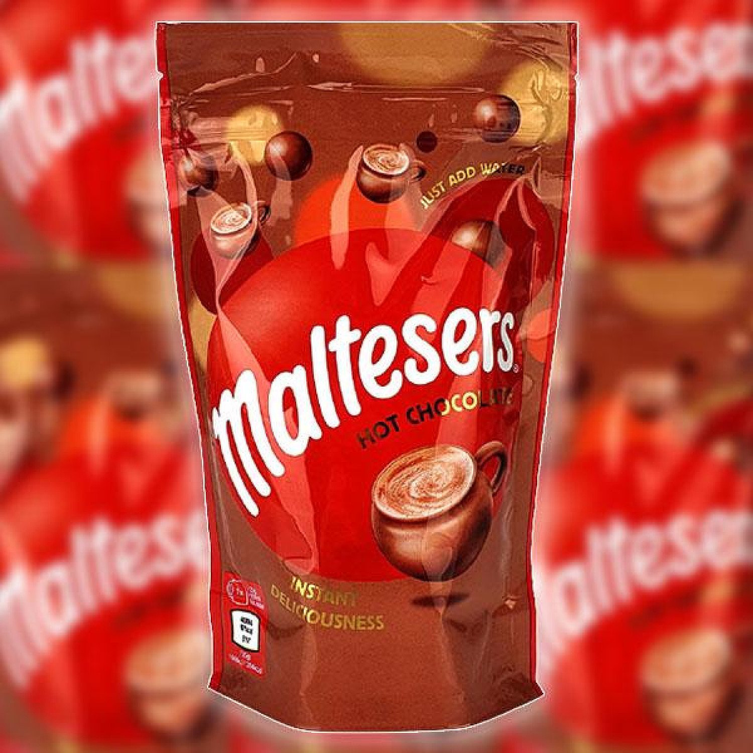 8 X MALTESERS INSTANT DRINKING HOT CHOCOLATE 140G PACKS