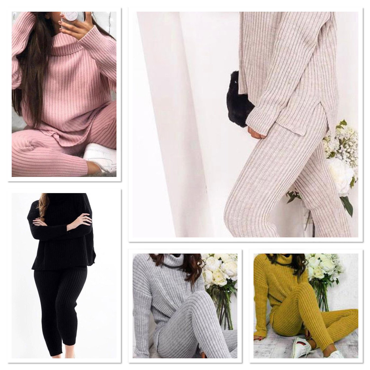 Ribbed Knitted Lounge Suit £30.49 inc P&P