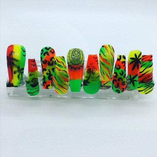 Hand painted design