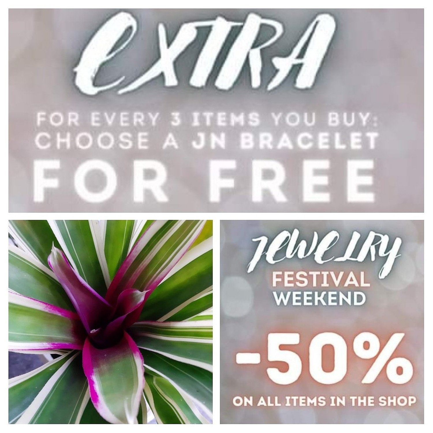 50% off this weekend.