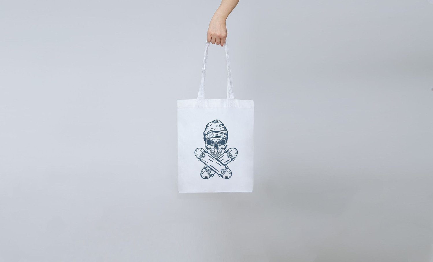 Skate Skull Tote Bag | £11