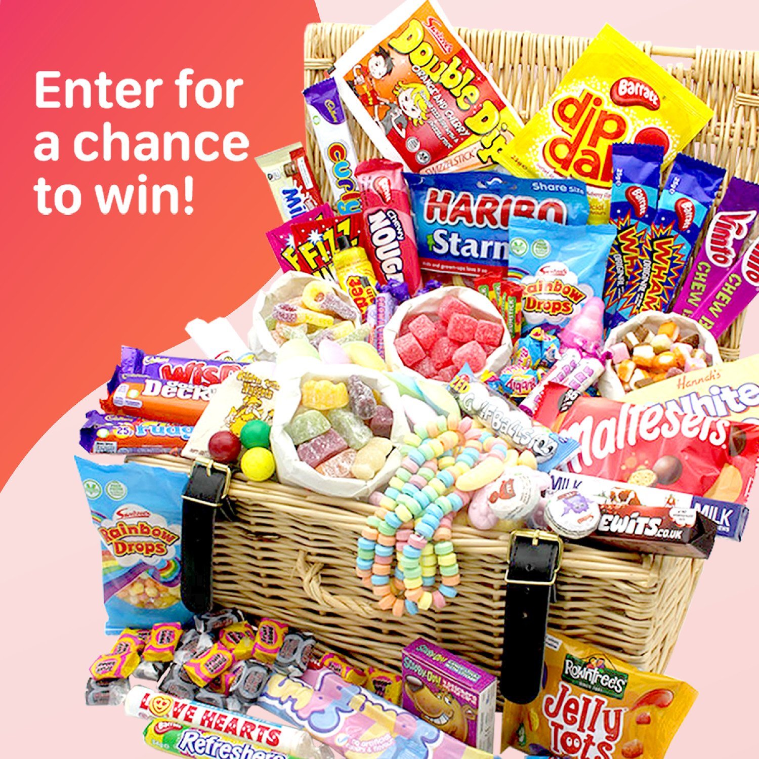WIN this Mega Retro Sweets Hamper with a staggering 50 types of tuckshop classics