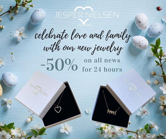 50% discount on your NEW designs....
