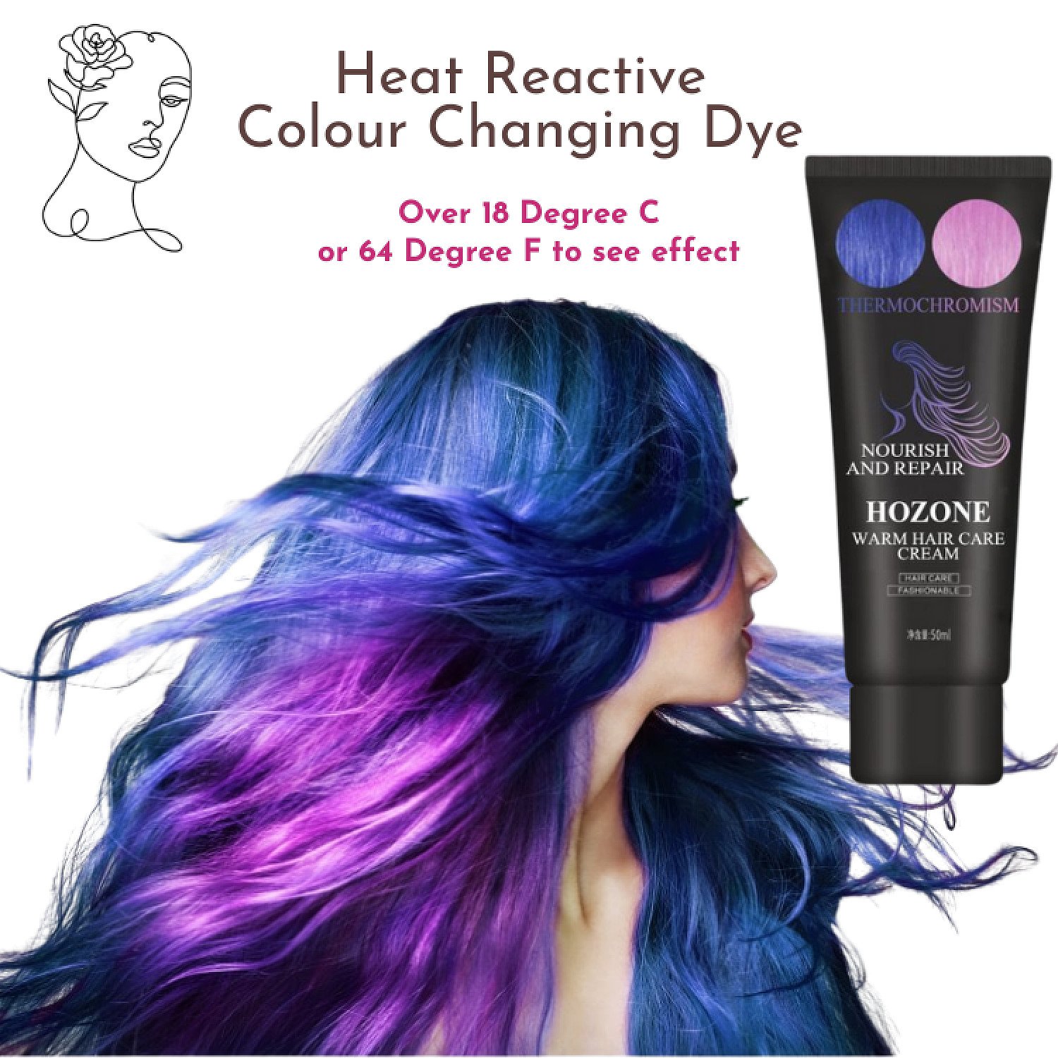 Heat Reactive Colour Changing Dye