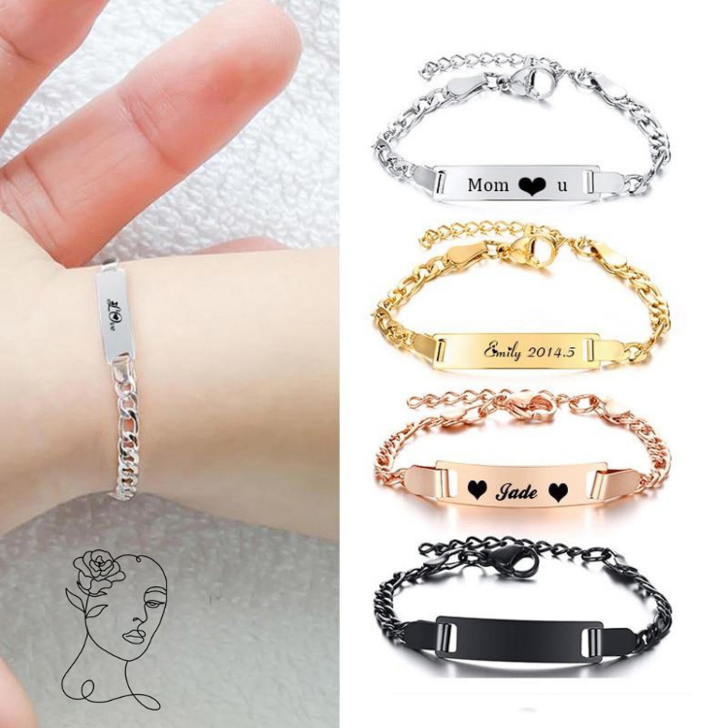 Personalised Baby Bracelet
