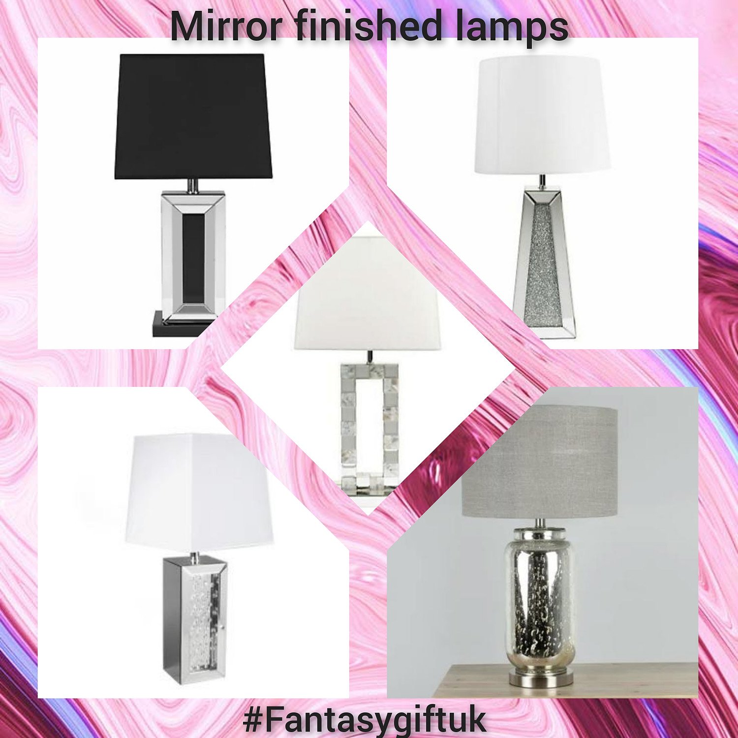 Mirror finished lamps
