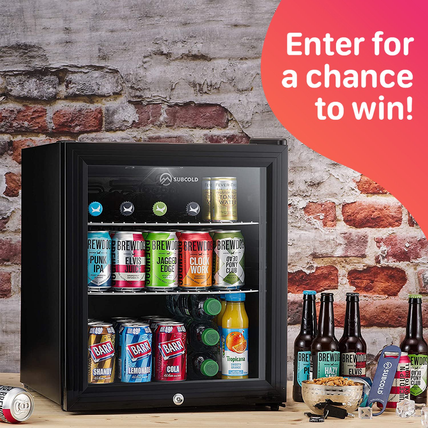 WIN this Subcold LED Mini Fridge