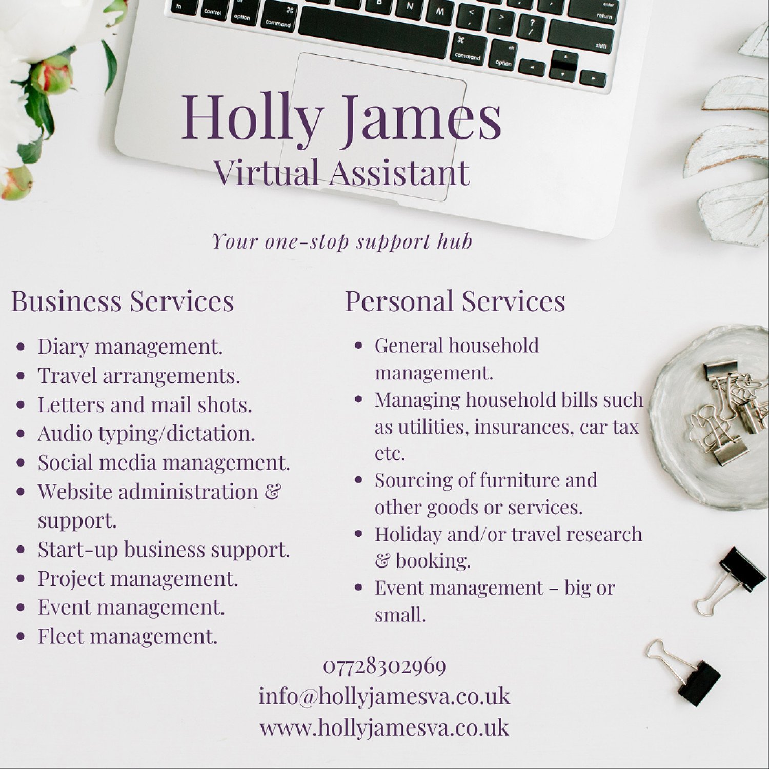 10% off all services for May only!