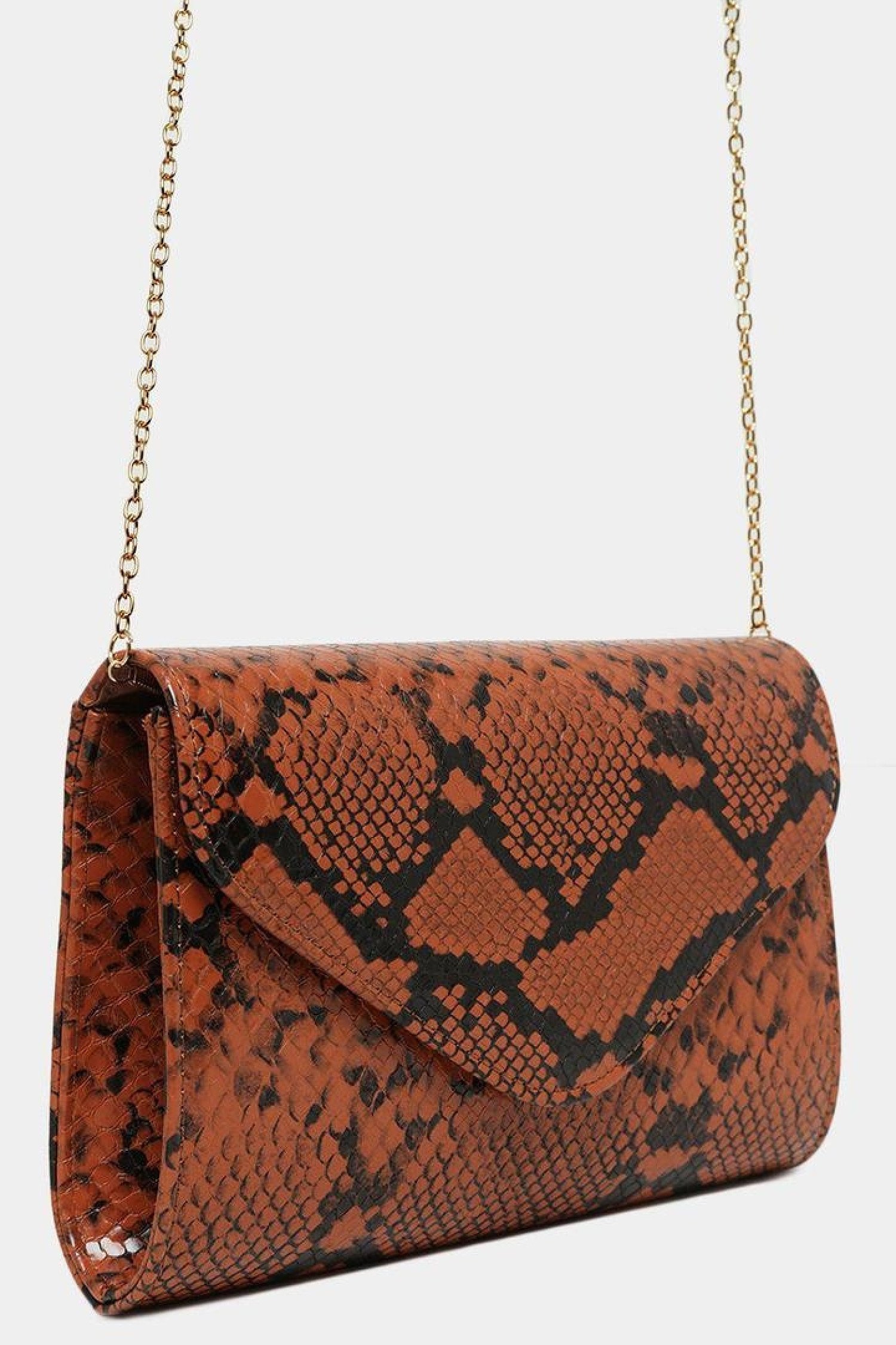 Tan Print Touch Bag Free Postage