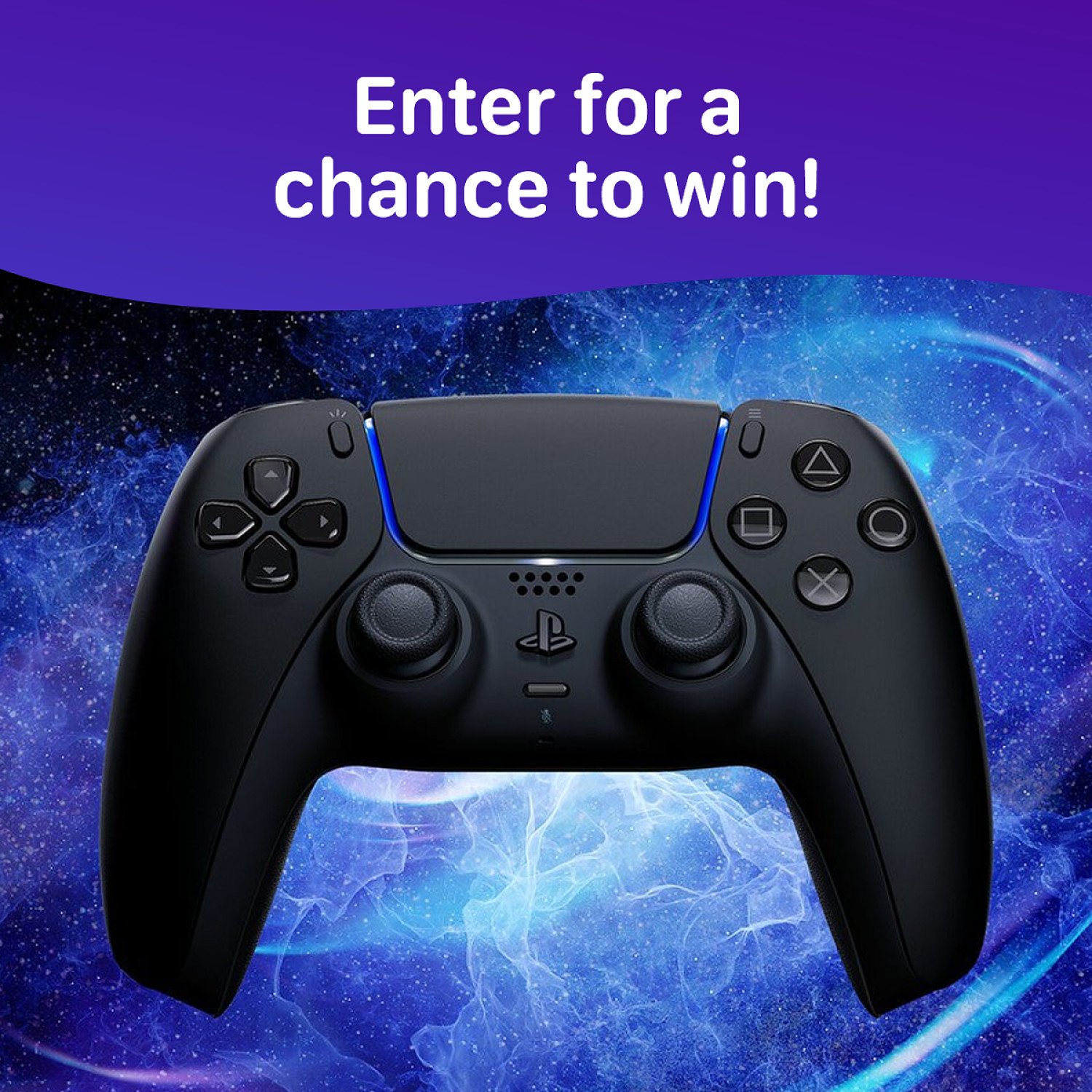 WIN a PlayStation 5 Midnight Black Wireless Controller