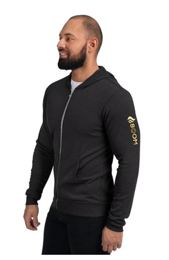 BOOM Men's Zip Hoodie - Now Available