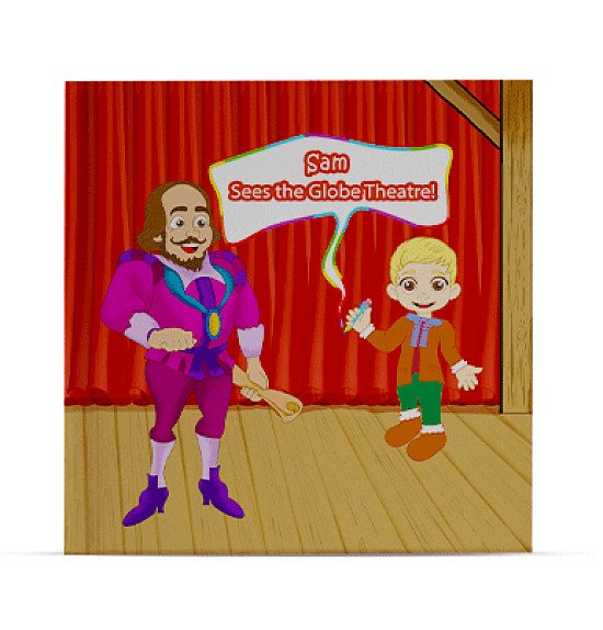 personalised childrens book - the globe theatre
