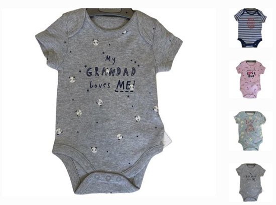 £2 Baby Vest Bodysuits
