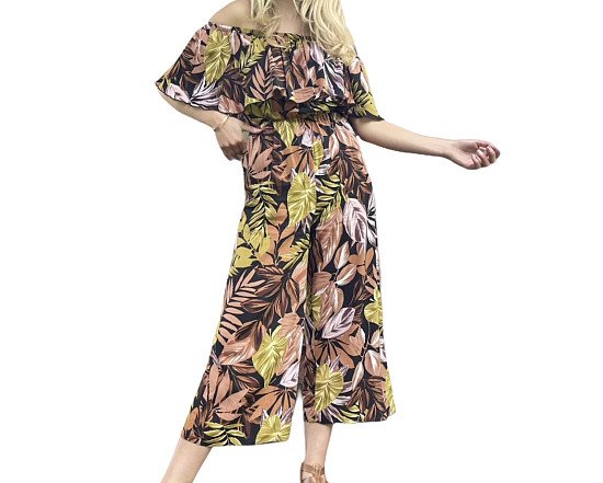 £12 Off The Shoulder Jumpsuit