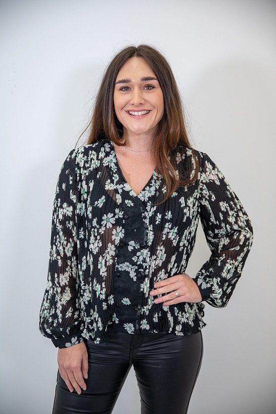 £4 Crinkle Pleated Blouse