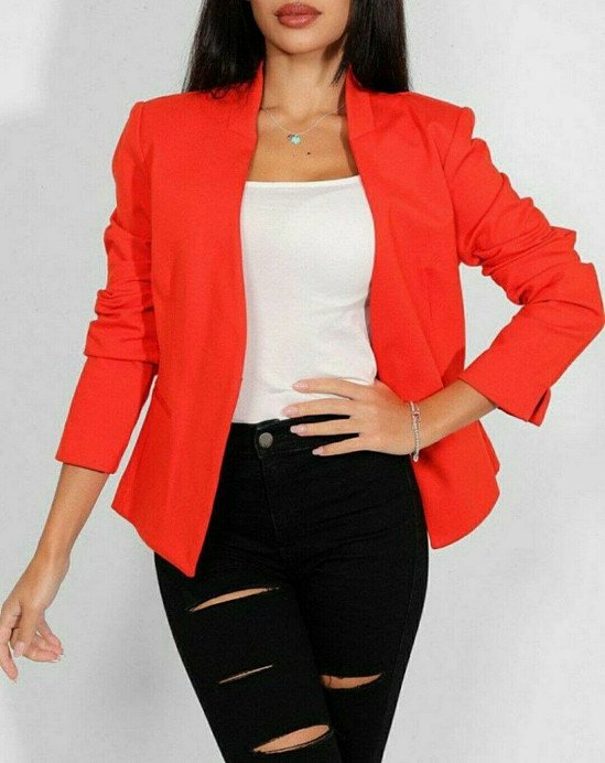 £7 Ex Store Ladies Red Blazer