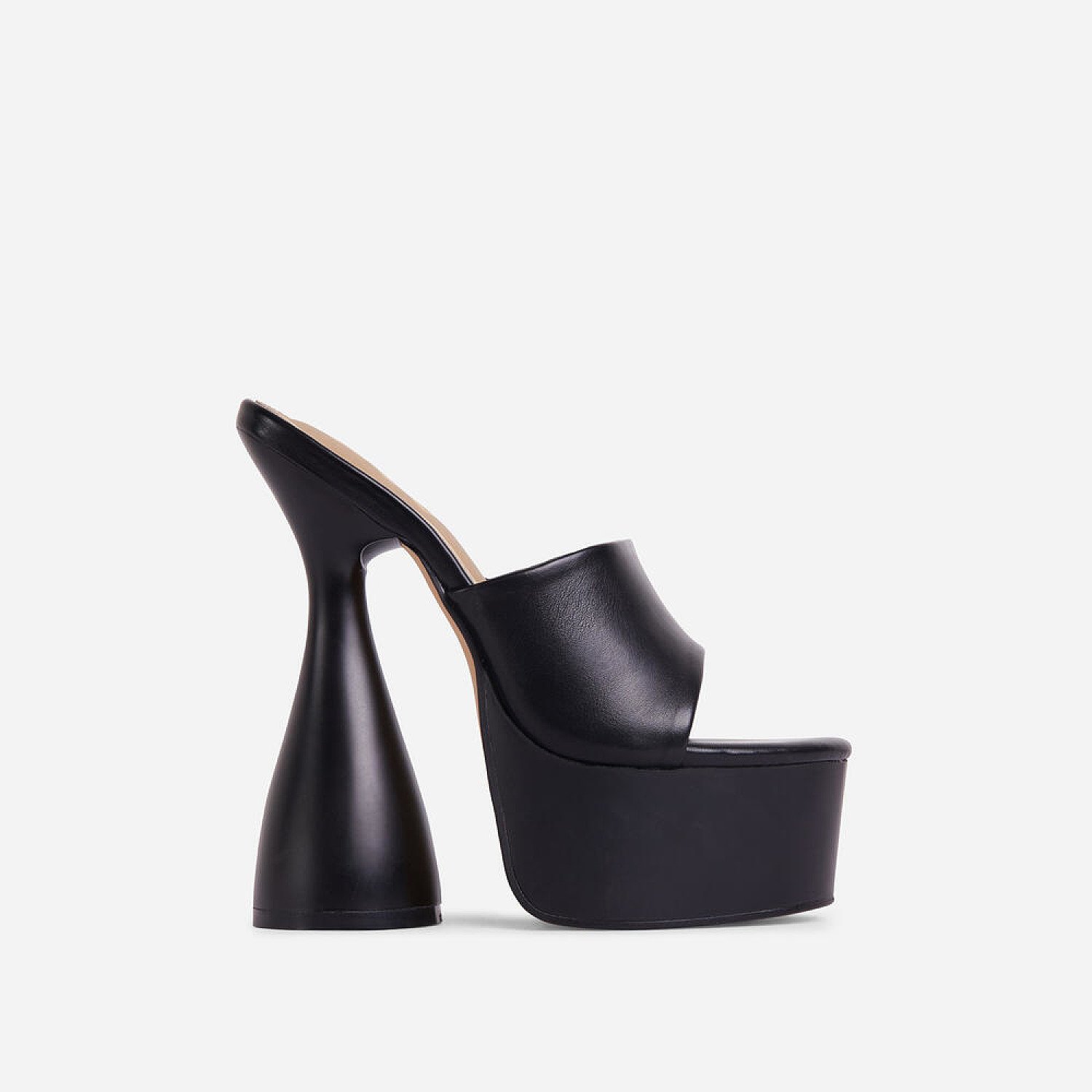SAVE - OWN-IT PEEP TOE PLATFORM STATEMENT HEEL