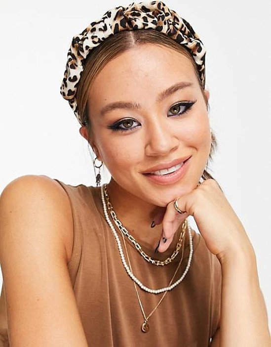 co-ord leopard print hairband - £9.00!