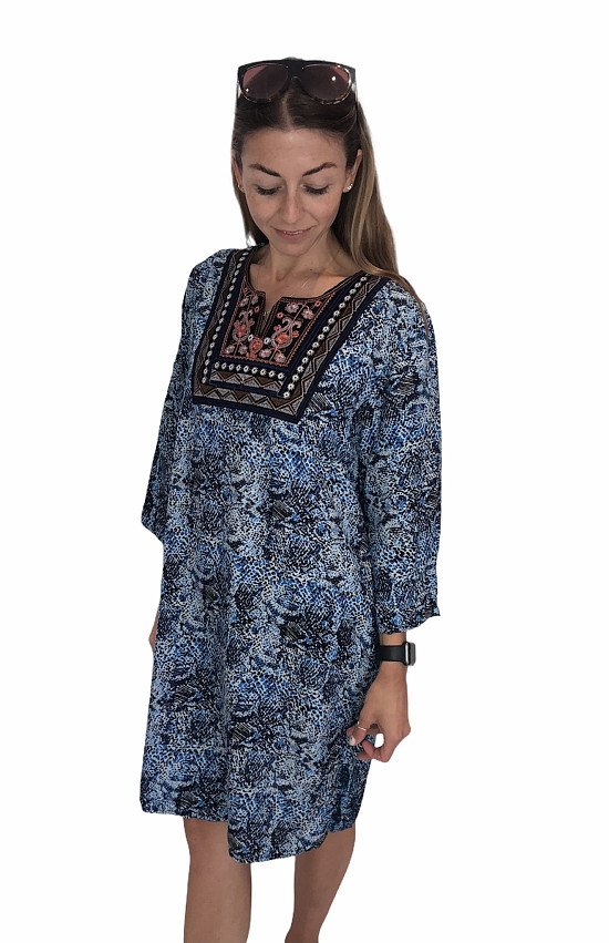 Ladies Blue Kaftan