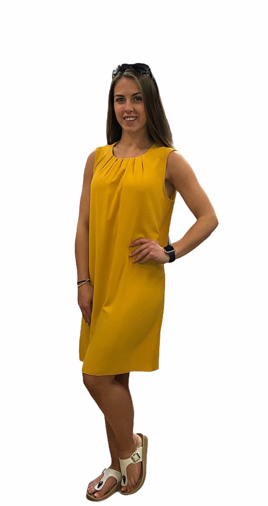 Mustard Shift Dress