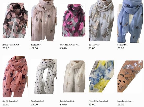 Gorgeous Ladies Scarf Selection