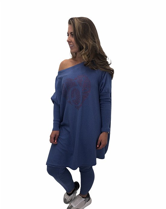 Heart & Love Lounge Set Blue