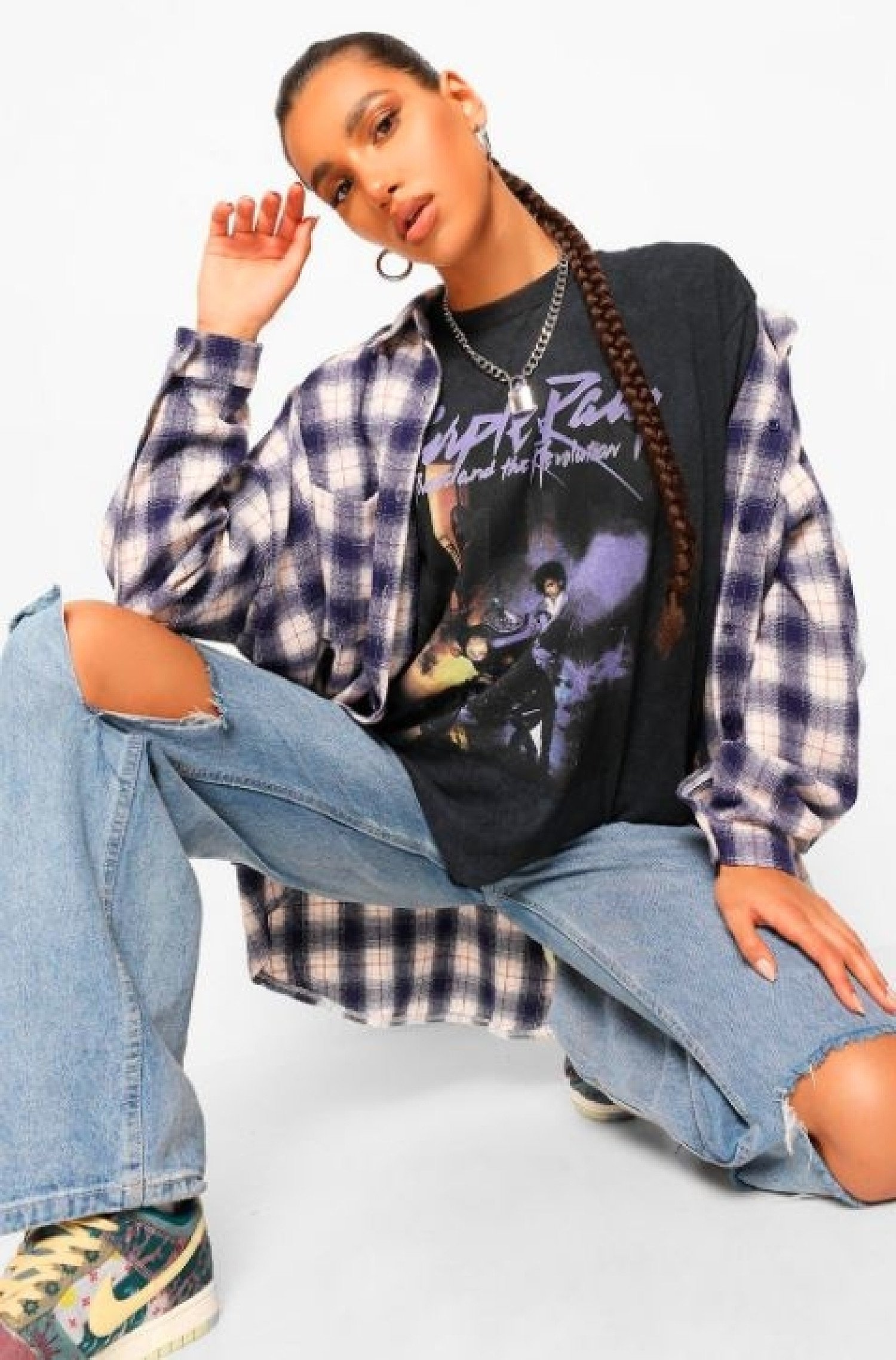 10% OFF AUTUMN STYLES - Oversized Checked Shirt!